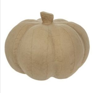 7 of Paper mache small pumpkins